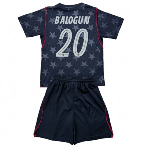 Förenta stater Folarin Balogun #20 Replika Bortatröja Barn VM 2026 Kortärmad (+ Korta byxor)